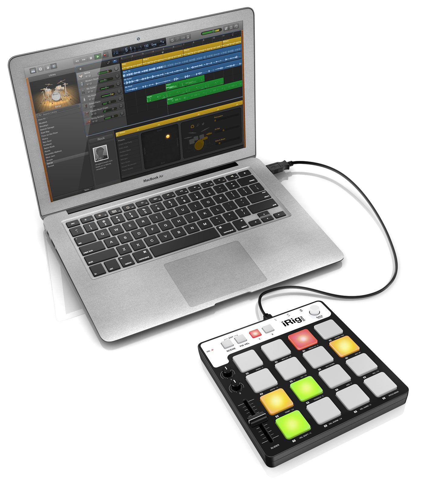 IK Multimedia iRIG Pads Controlador Midi 7