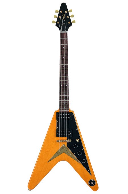 Tokai FV70 VNT Guitarra Eléctrica Flying V Vintage Natural 1