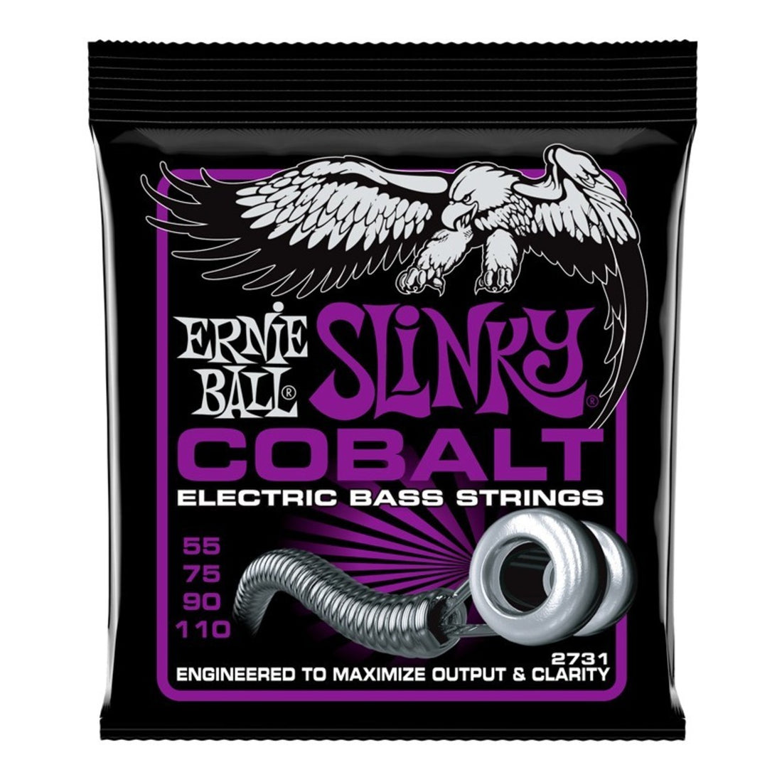 Ernie Ball 2731 Slinky Cobalt Juego Cuerdas Bajo 055-110 1