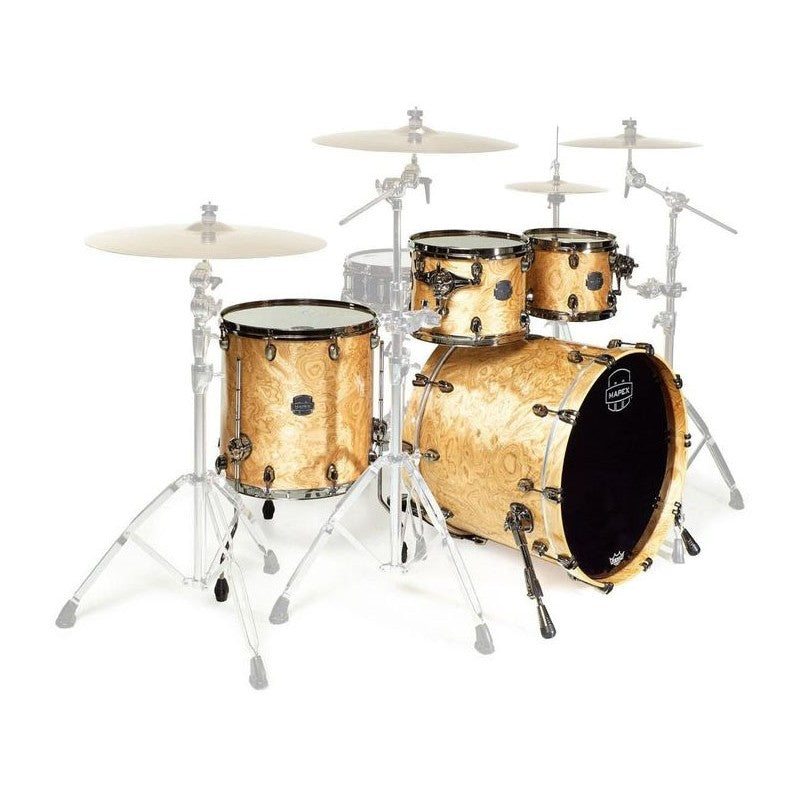 Mapex SV504X BMXN Saturn Batería Acústica Natural Maple Burl. 1