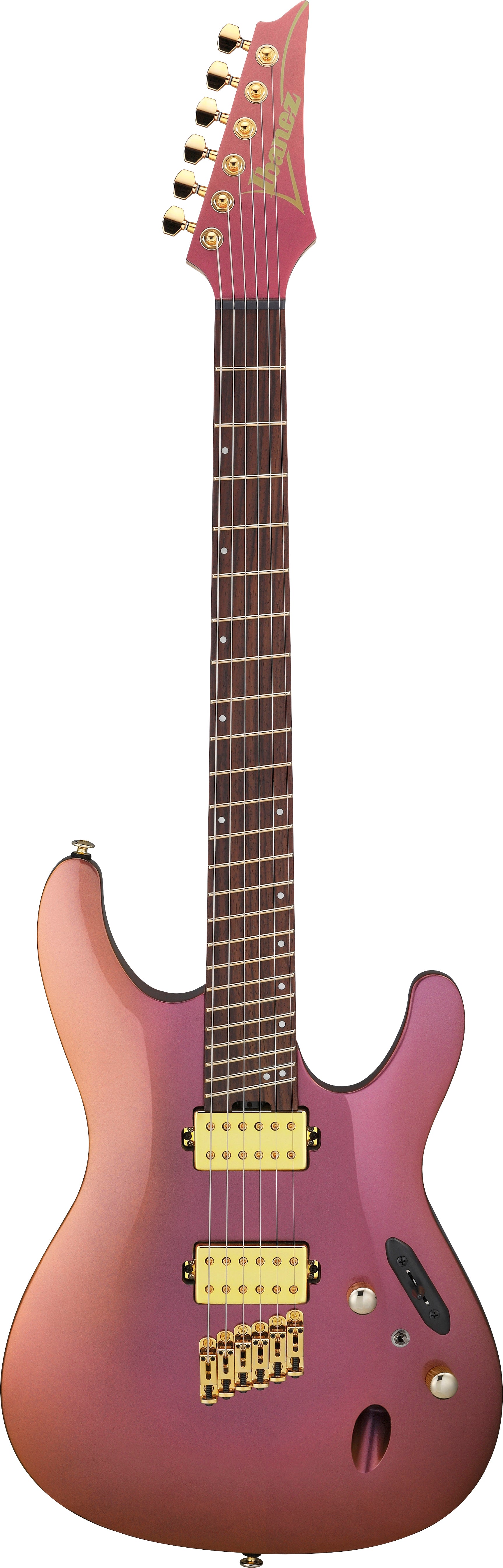 Ibanez SML721 RGC Guitarra Eléctrica Rose Gold Chameleon 1