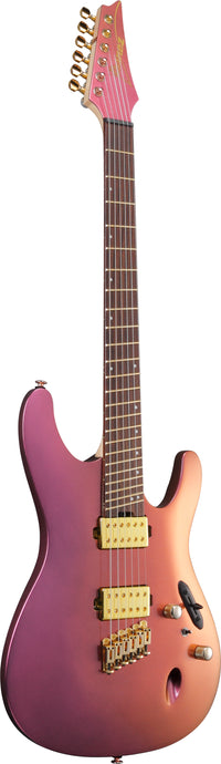 Ibanez SML721 RGC Guitarra Eléctrica Rose Gold Chameleon 2