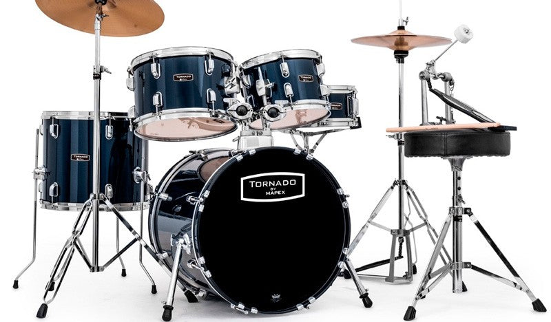 Mapex TNM5844FTCUYB Tornado Batería Acústica con Herrajes Azul 1