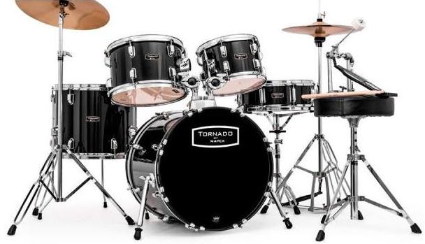 Mapex TNM5844FTCUDK Tornado Batería Acústica con Herrajes Negra 2