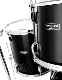 Mapex TNM5844FTCUDK Tornado Batería Acústica con Herrajes Negra 14