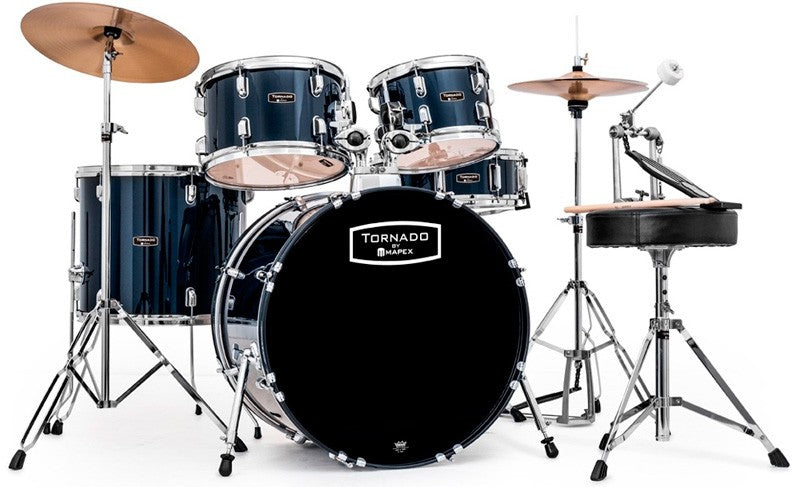 Mapex TNM5044TCUYB Tornado Batería Acústica con Herrajes 20 Azul 1