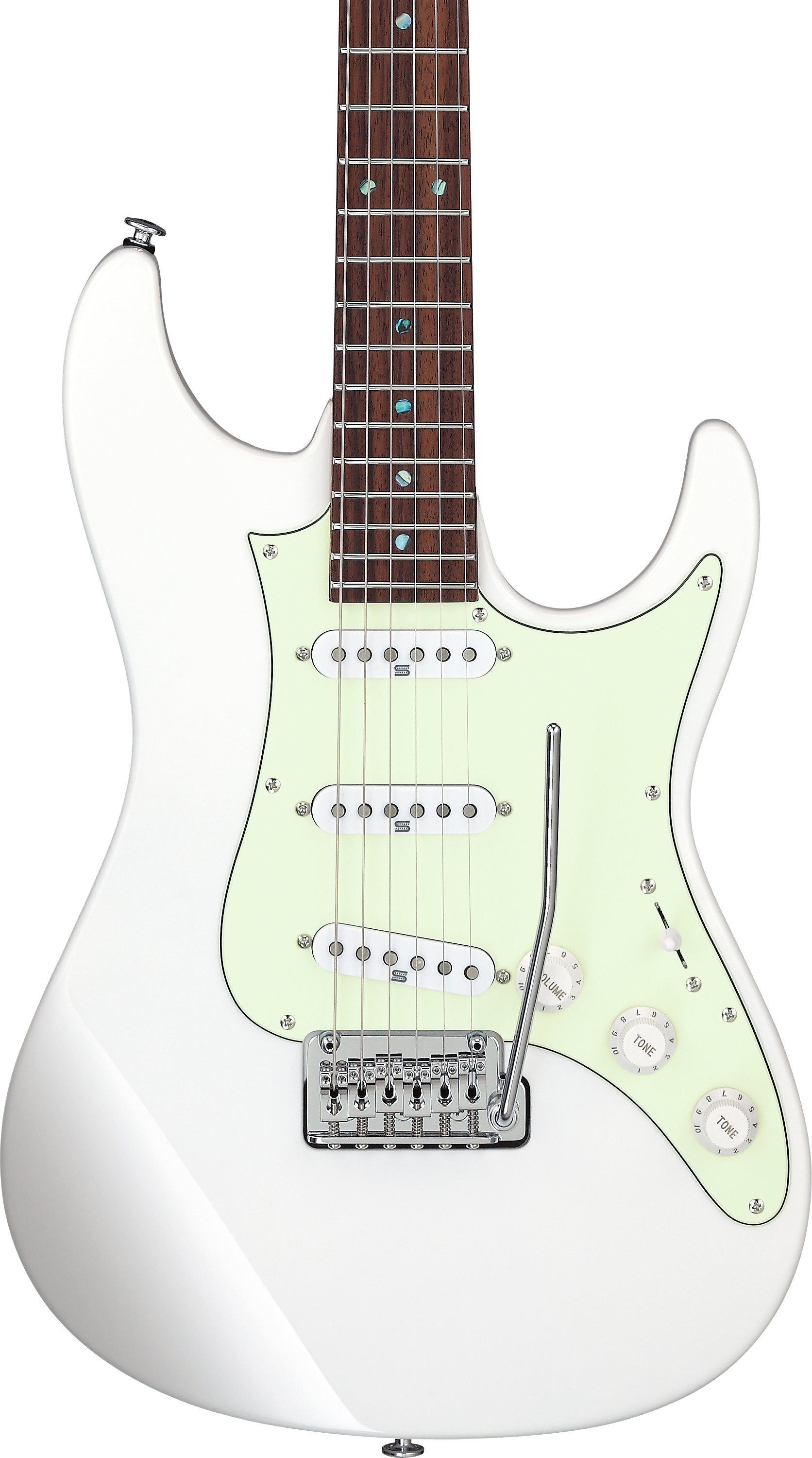 Ibanez LM1 LWH Guitarra Eléctrica Luna White 4