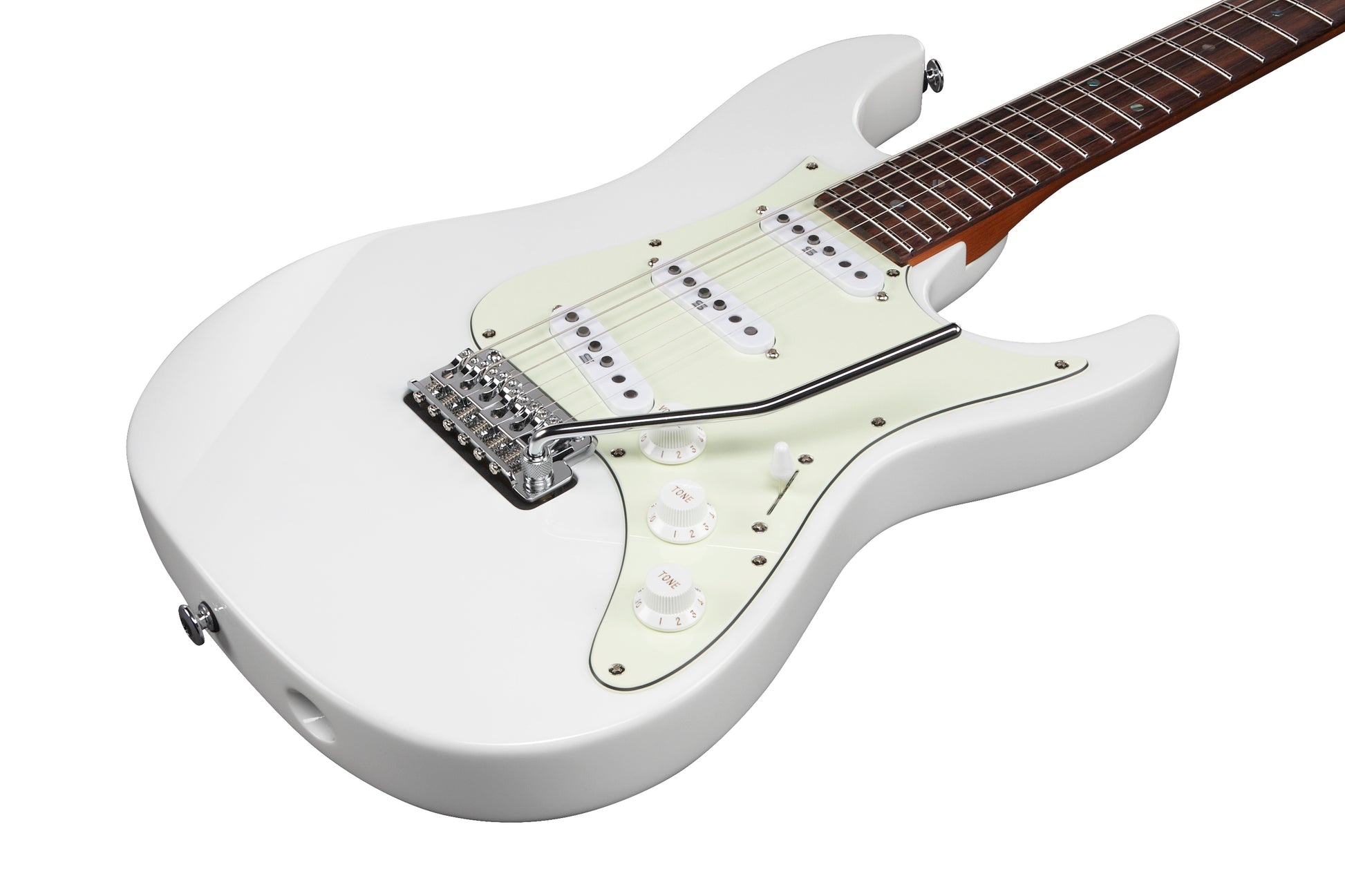 Ibanez LM1 LWH Guitarra Eléctrica Luna White 8