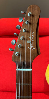 Franchin Guitars Mercury Over Leaf Relic RW Guitarra Eléctrica Sunburst 5