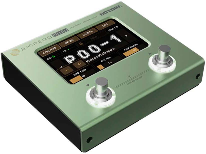 Hotone MP50MC Ampero Mini Pedalera Multiefectos Guitarra Matcha 2