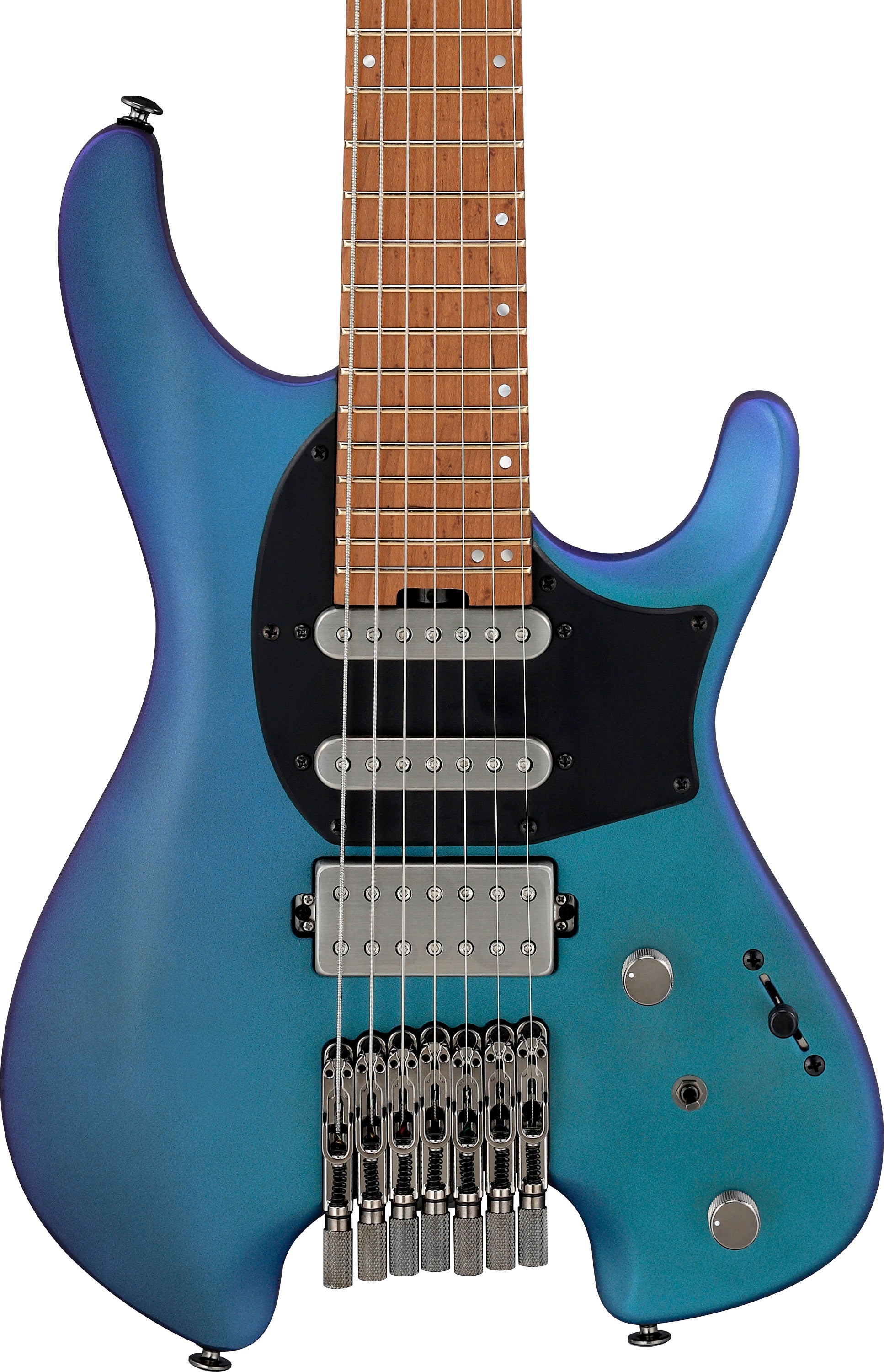 Ibanez Q547 BMM Guitarra Eléctrica 7 Cuerdas Blue Chameleon Metallic Matte 4