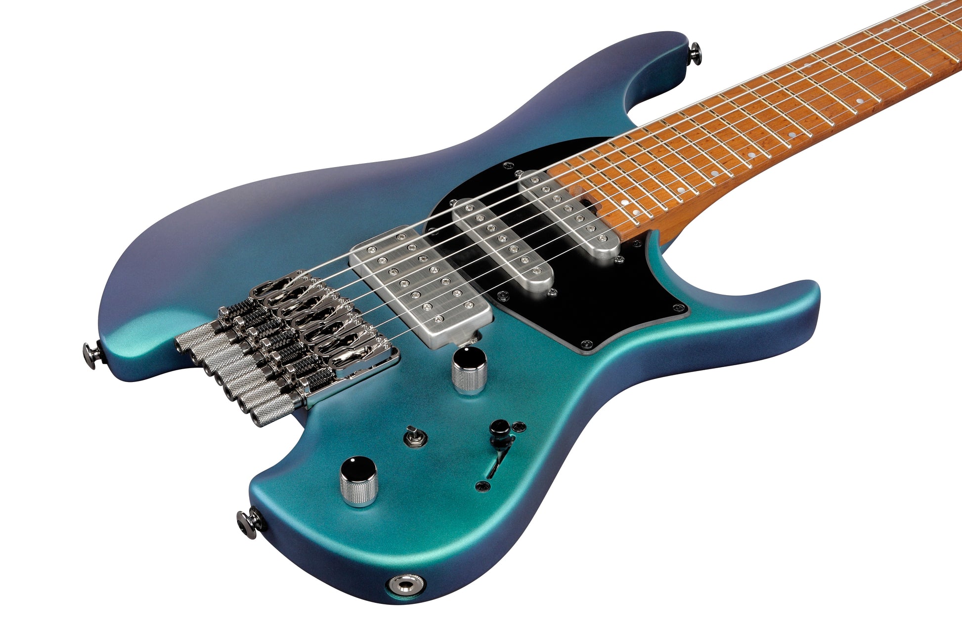 Ibanez Q547 BMM Guitarra Eléctrica 7 Cuerdas Blue Chameleon Metallic Matte 8