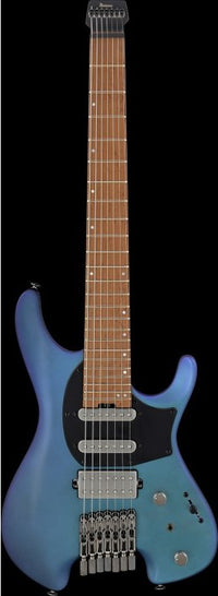 Ibanez Q547 BMM Guitarra Eléctrica 7 Cuerdas Blue Chameleon Metallic Matte 13