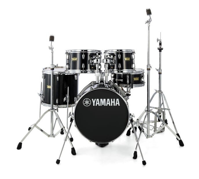 Yamaha Manu Katche Signature Junior Kit Batería Acústica con Herrajes Raven Black 2