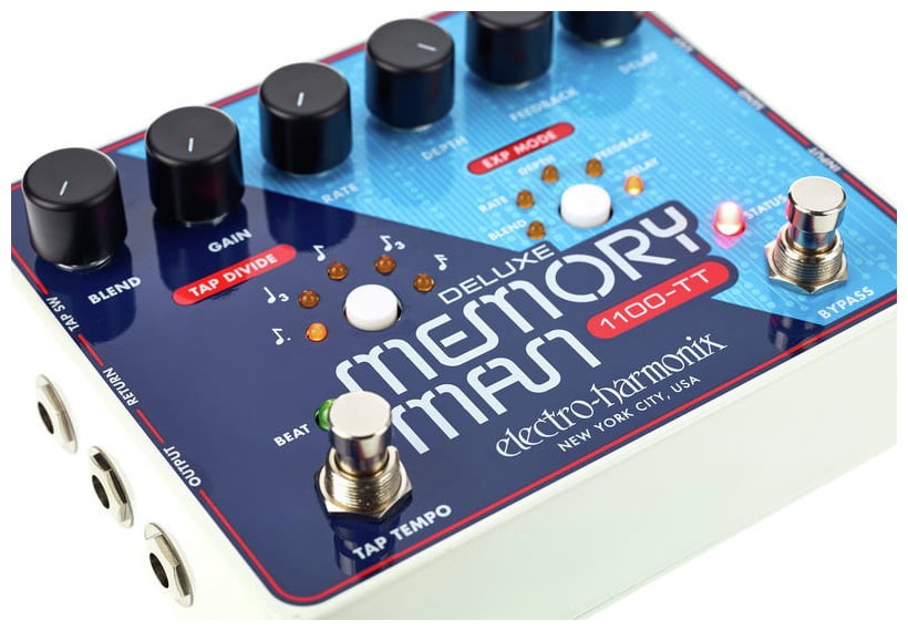 Electro Harmonix Deluxe Memory Man Tempo 1100 Pedal Delay 7