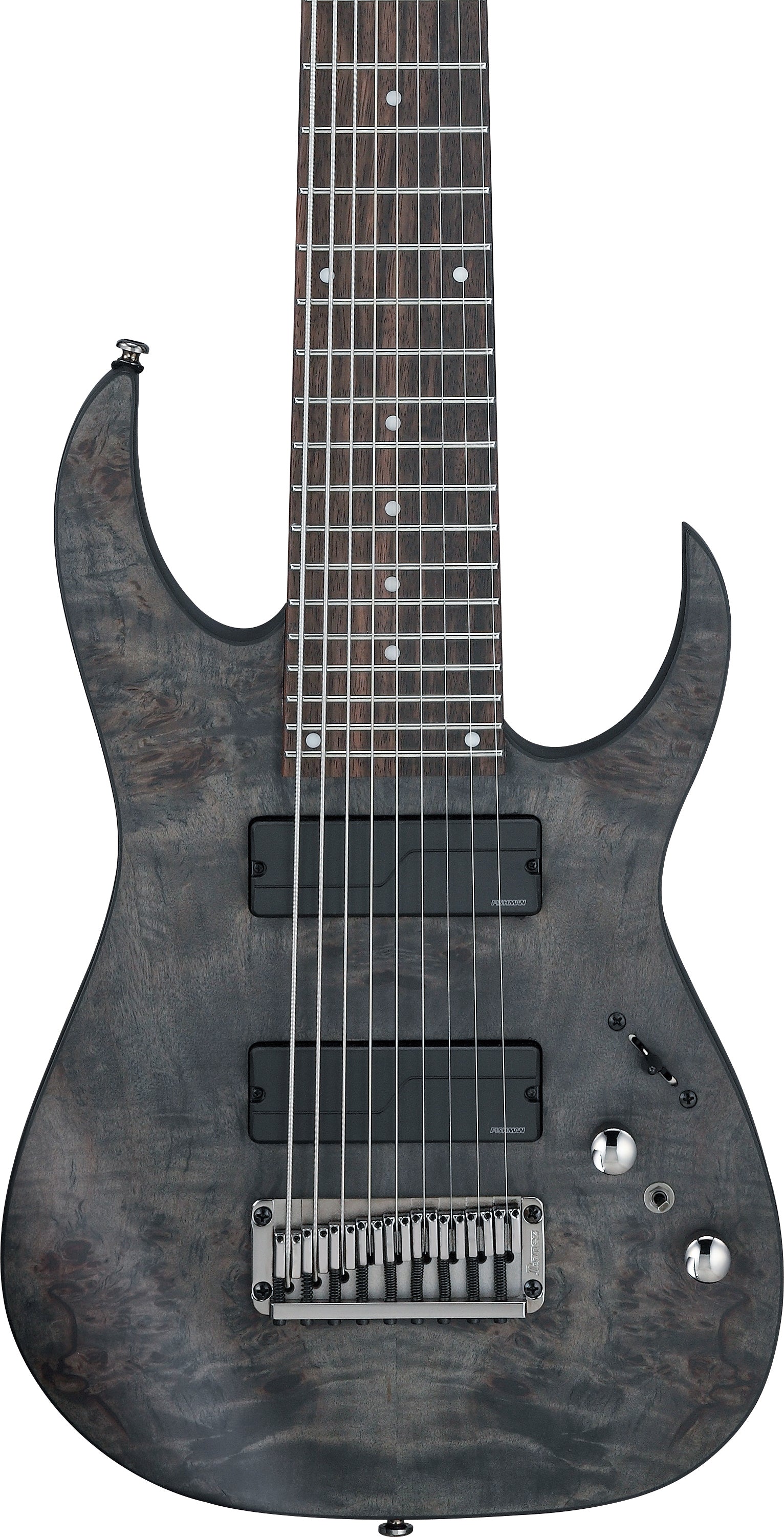 Ibanez RG9PB TGF Guitarra Eléctrica 9 Cuerdas Transparent Gray Flat 4