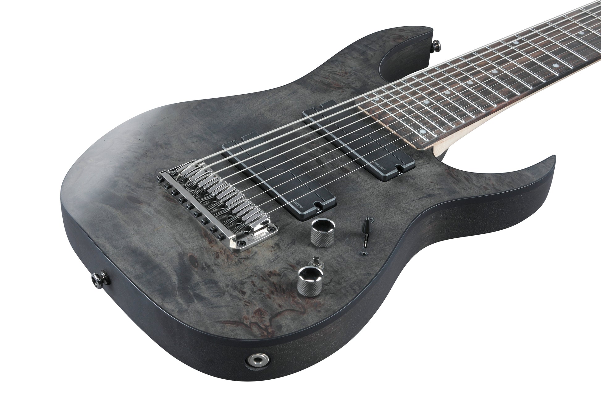 Ibanez RG9PB TGF Guitarra Eléctrica 9 Cuerdas Transparent Gray Flat 8