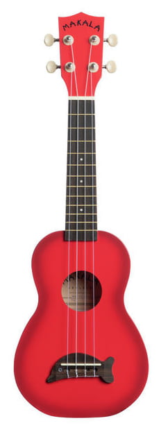 Kala MKSDR Ukelele Makala Delfín Rojo Sombreado 1