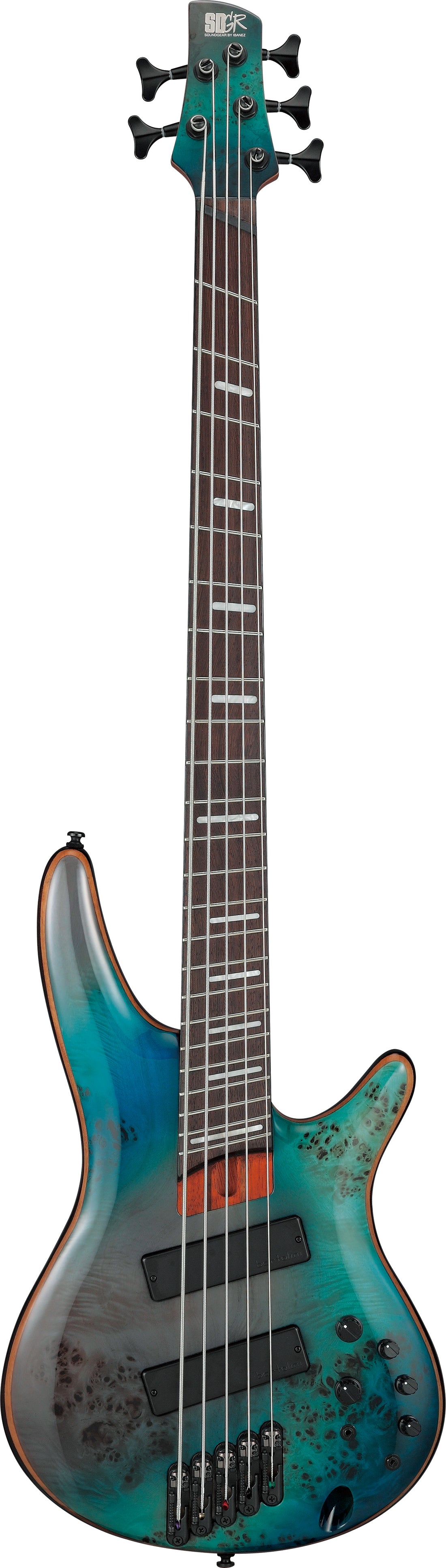 Ibanez SRMS805 TSR Bajo Eléctrico 5 Cuerdas Tropical Seafloor 1