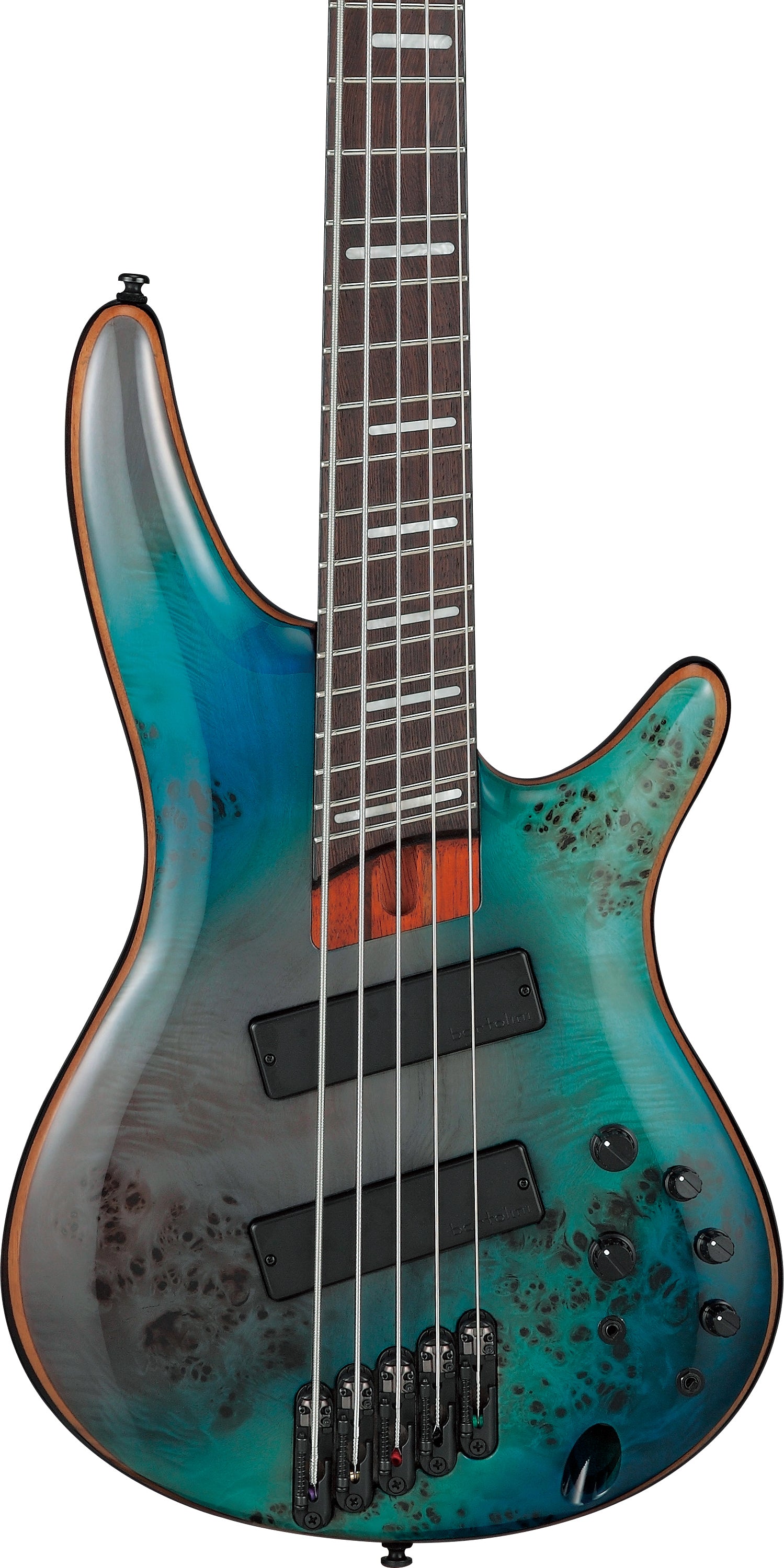 Ibanez SRMS805 TSR Bajo Eléctrico 5 Cuerdas Tropical Seafloor 4