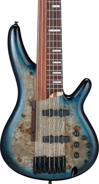 Ibanez SRAS7 CBS Bajo Eléctrico 7 Cuerdas Cosmic Blue Starburst 4