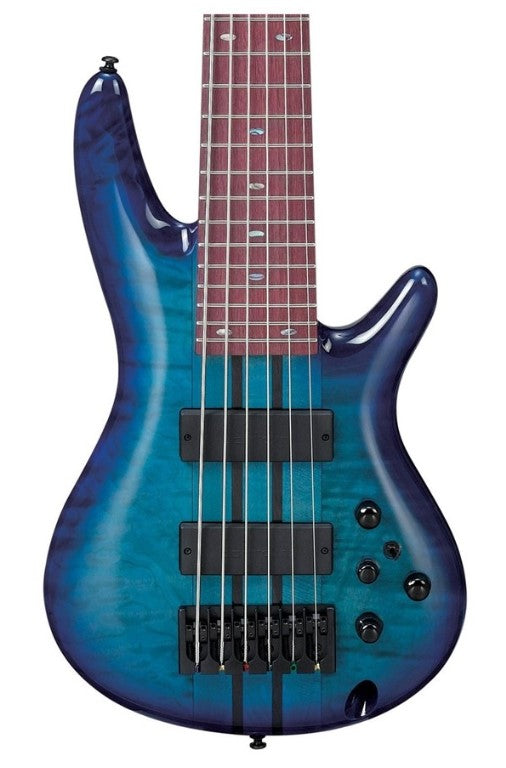 Ibanez ANB306 Premium Adam Nitti Bajo Eléctrico 6 Cuerdas Azul 2