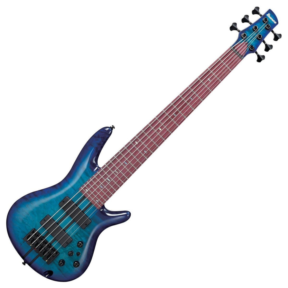 Ibanez ANB306 Premium Adam Nitti Bajo Eléctrico 6 Cuerdas Azul 4