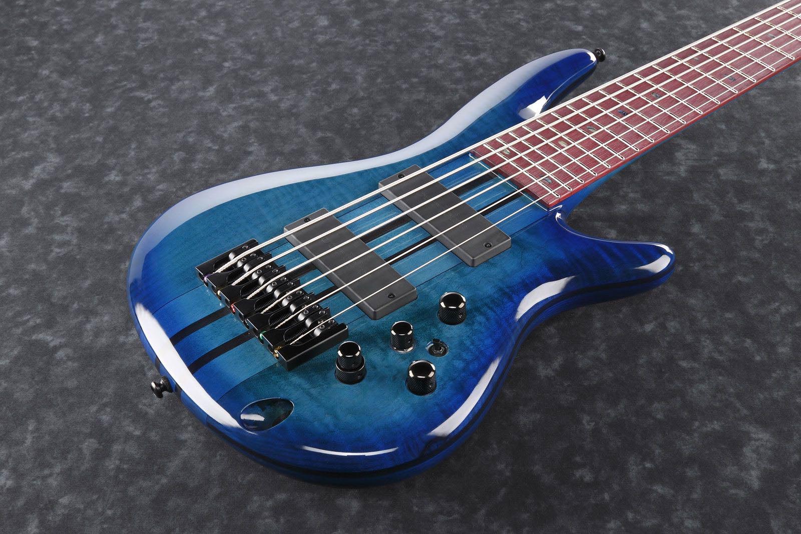 Ibanez ANB306 Premium Adam Nitti Bajo Eléctrico 6 Cuerdas Azul 7