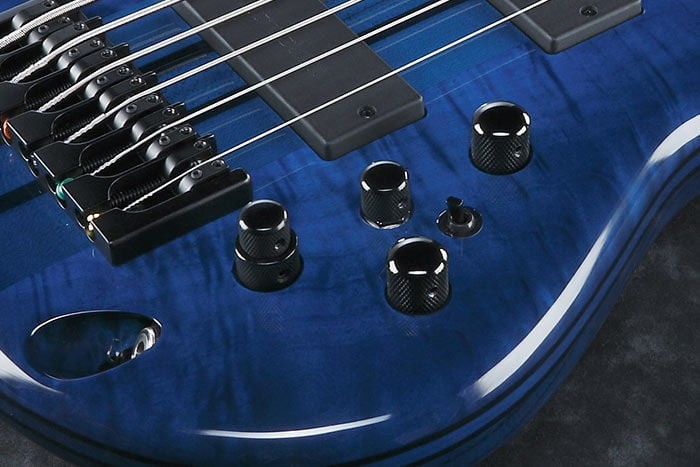 Ibanez ANB306 Premium Adam Nitti Bajo Eléctrico 6 Cuerdas Azul 9