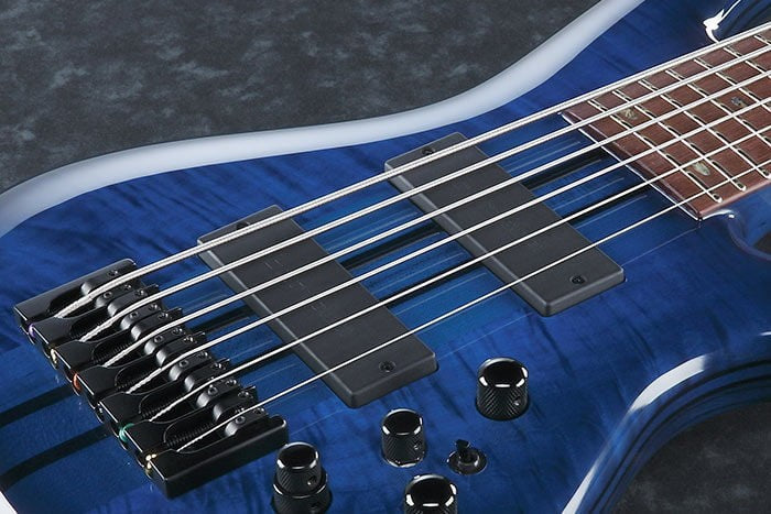 Ibanez ANB306 Premium Adam Nitti Bajo Eléctrico 6 Cuerdas Azul 11