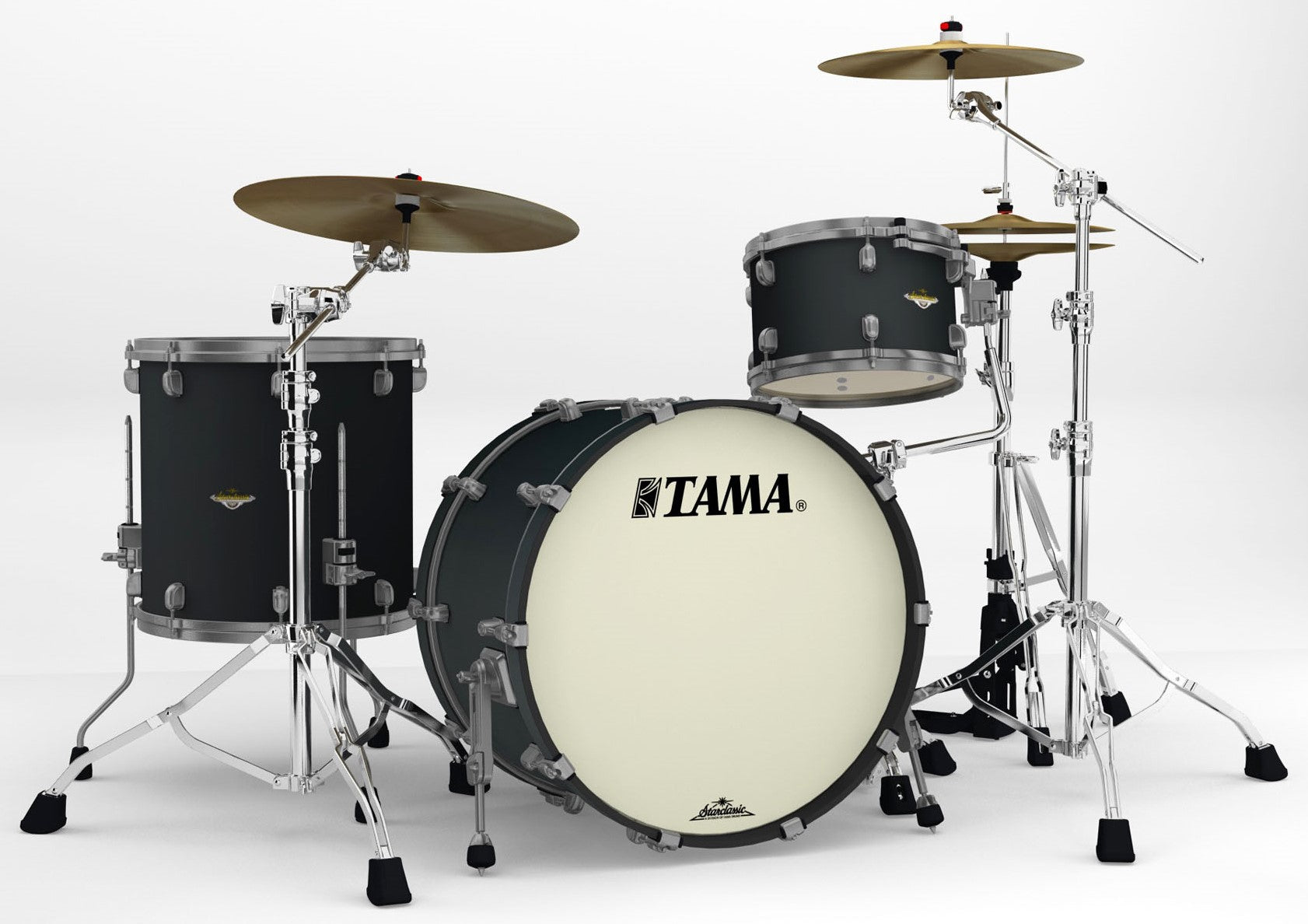 Tama MA32CZUS FBK Starclassic Maple Batería Acústica Flat Black 1