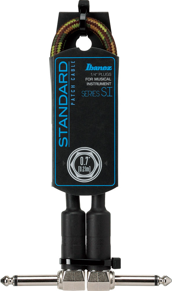 Ibanez SI07P-CGR Cable Patch Jack Angulado 15 cm Camouflage Green 1