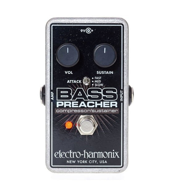 Electro Harmonix Bass Preacher Pedal Compresor Sustain Bajo 1