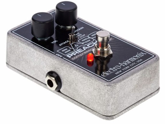 Electro Harmonix Bass Preacher Pedal Compresor Sustain Bajo 5