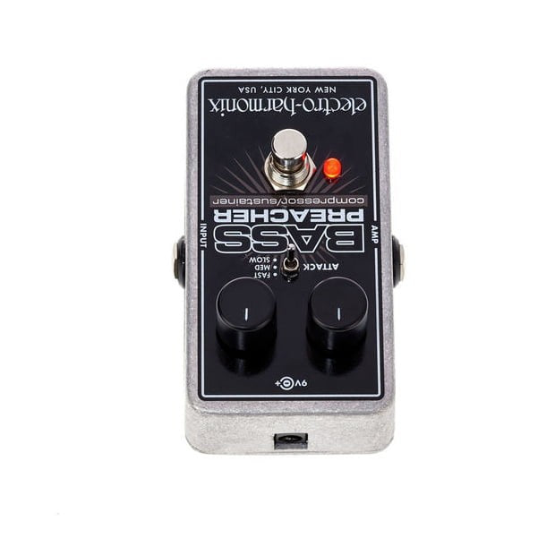 Electro Harmonix Bass Preacher Pedal Compresor Sustain Bajo 7