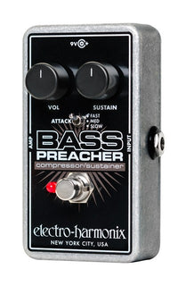 Electro Harmonix Bass Preacher Pedal Compresor Sustain Bajo 13