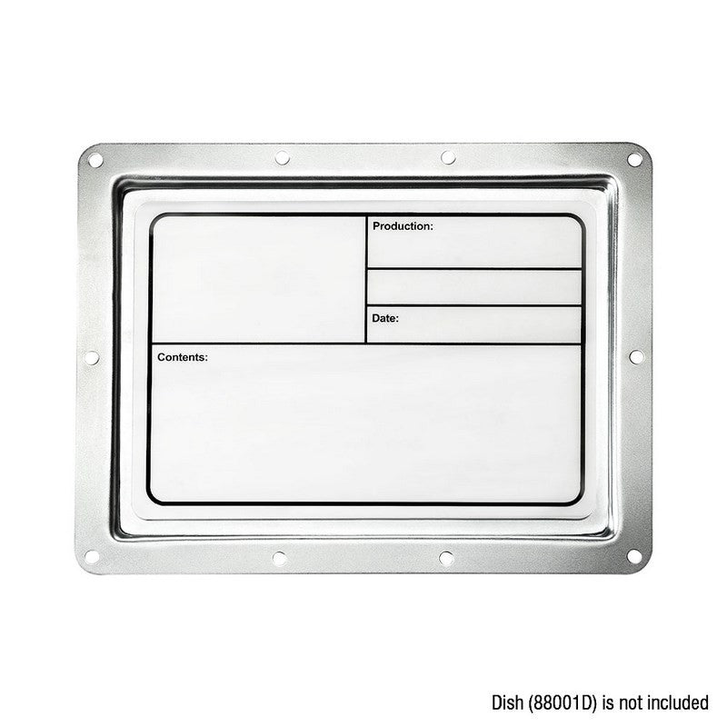 Adam Hall 88001M Etiqueta Magnético para Touring de Plástico Blanca 177X127mm 2