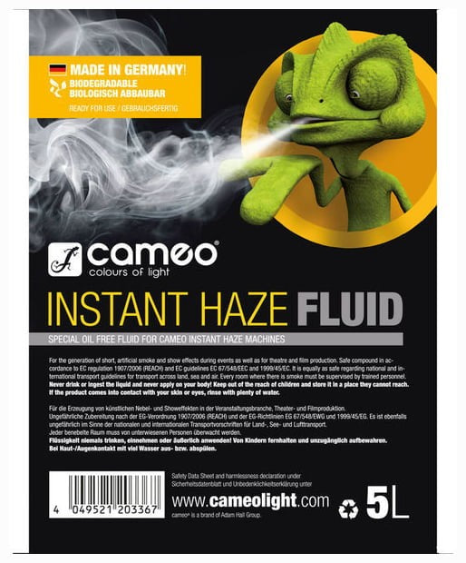 Cameo CLFIH5L Instant Haze Líquido Niebla 5 Litros 2