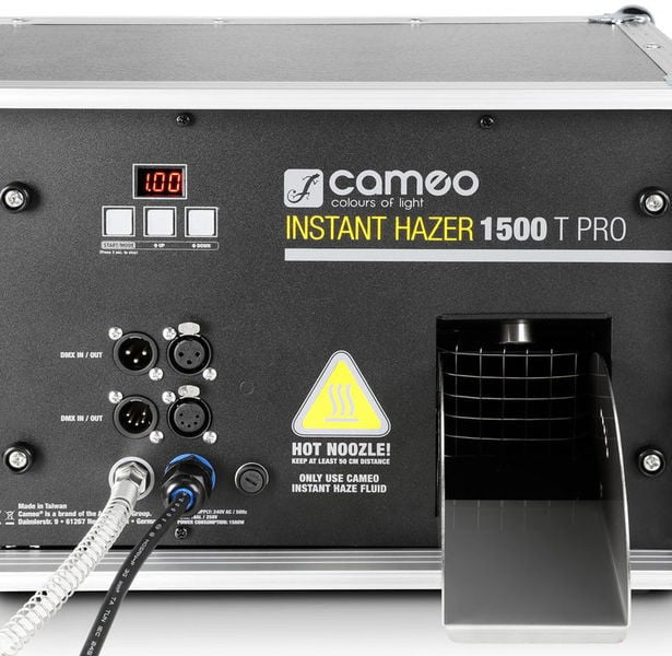 Cameo Instant Hazer 1500 T Pro Máquina Niebla con Flightcase 5