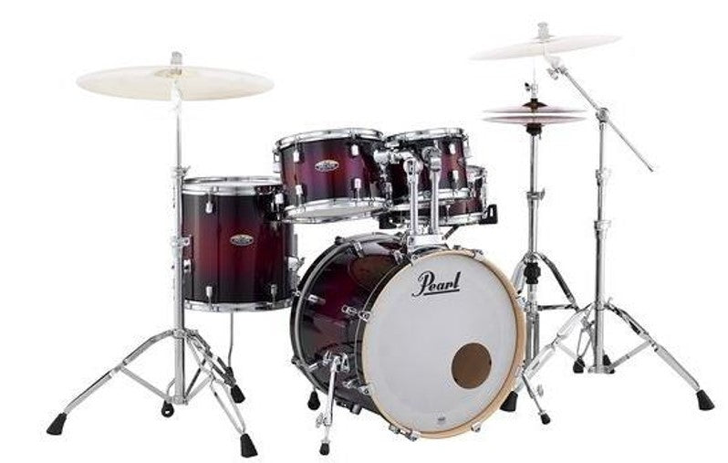 Pearl DMP905 C261 Decade Maple Batería Acústica con Herrajes Gloss Deep Red Burst 2