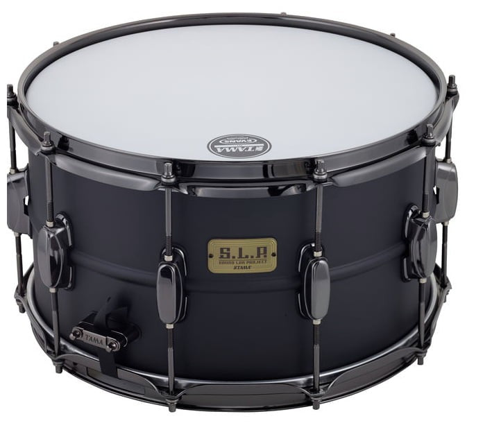 Tama LST148 BIG Black Steel Caja 14X8 Batería Acústica 1