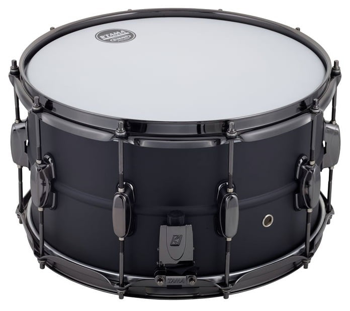 Tama LST148 BIG Black Steel Caja 14X8 Batería Acústica 3