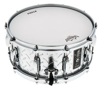 Tama LU1465 Signature Lars Ulrich Caja 14X6.5 Batería Acústica Diamond Plate 2