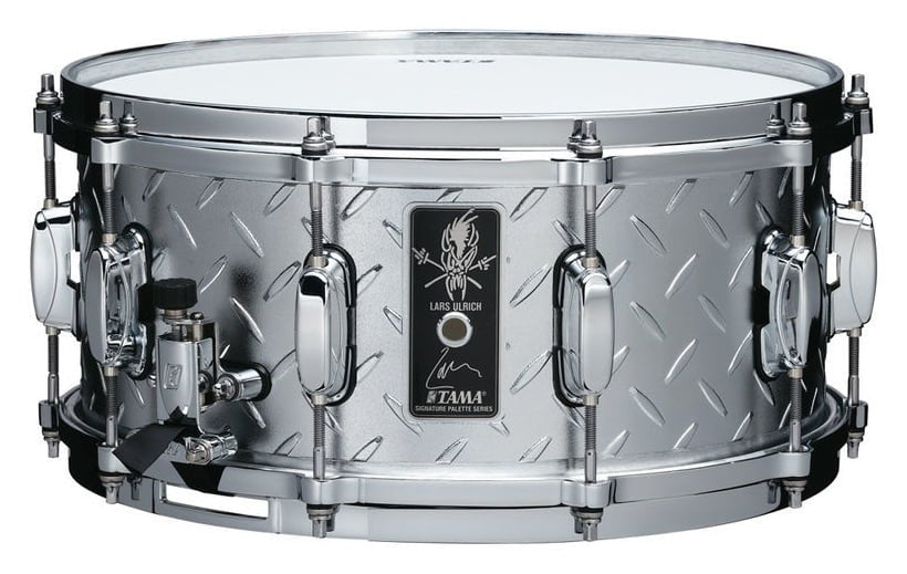 Tama LU1465 Signature Lars Ulrich Caja 14X6.5 Batería Acústica Diamond Plate 9