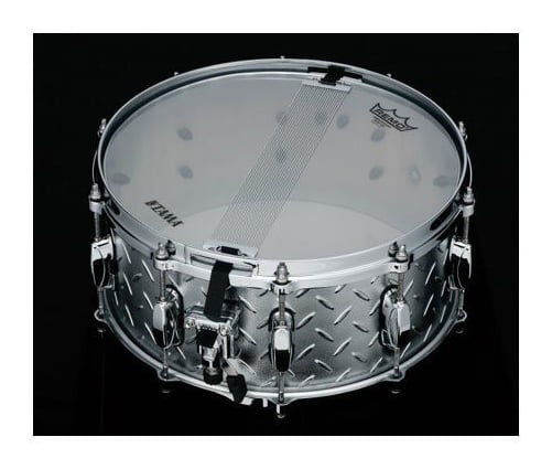 Tama LU1465 Signature Lars Ulrich Caja 14X6.5 Batería Acústica Diamond Plate 12