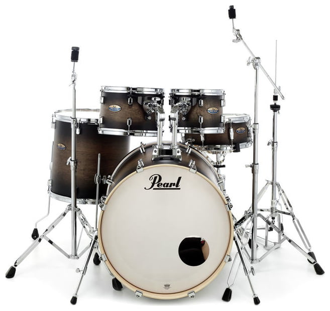 Pearl DMP905 C262 Decade Maple Batería Acústica con Herrajes Satin Black Burst 2