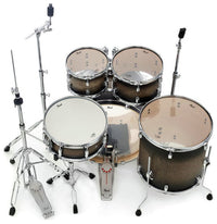 Pearl DMP905 C262 Decade Maple Batería Acústica con Herrajes Satin Black Burst 5