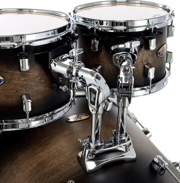 Pearl DMP905 C262 Decade Maple Batería Acústica con Herrajes Satin Black Burst 6