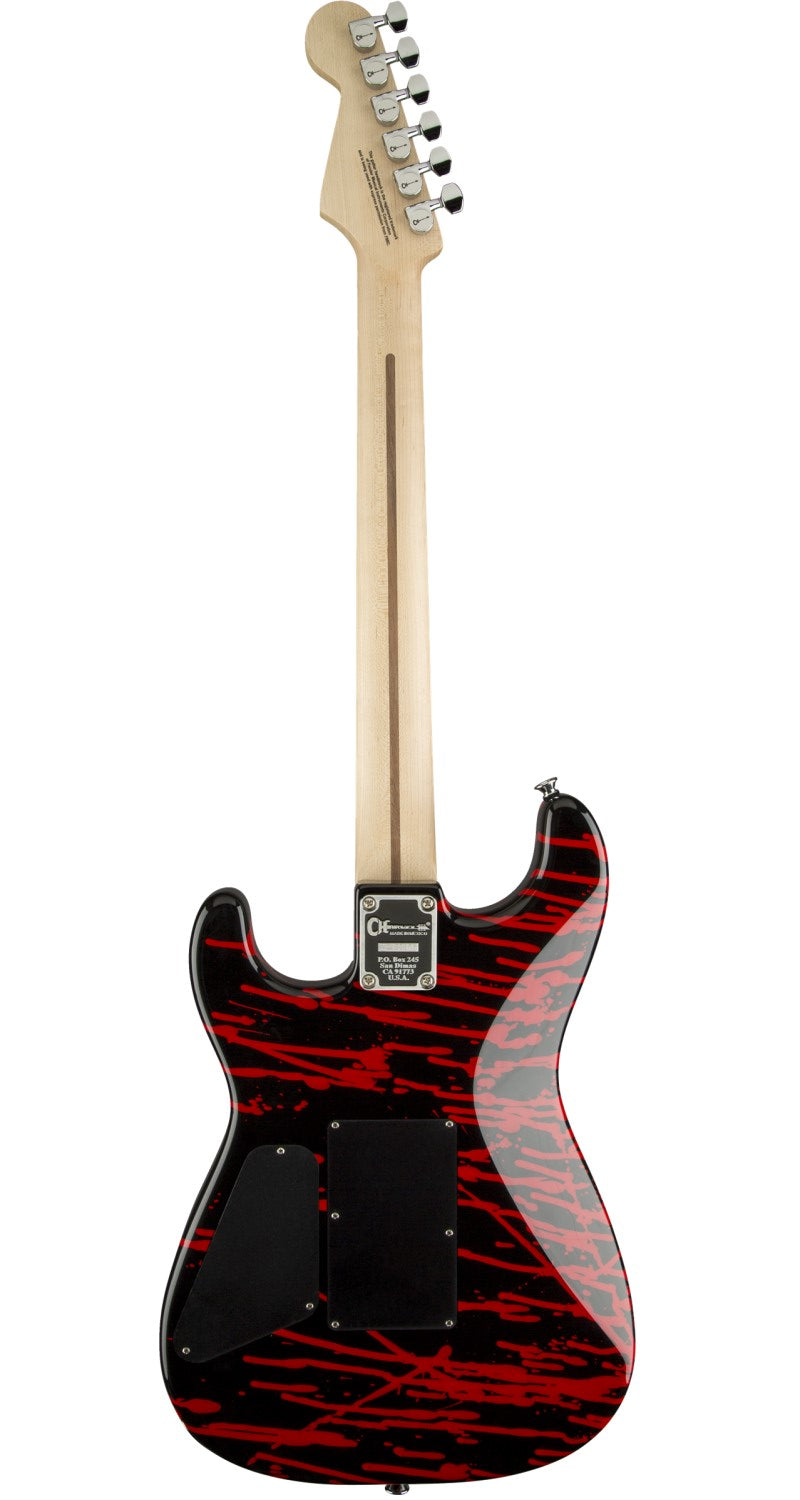 Charvel Warren Demartini Signature Blood and Skull Pro Mod MN Guitarra Eléctrica 2