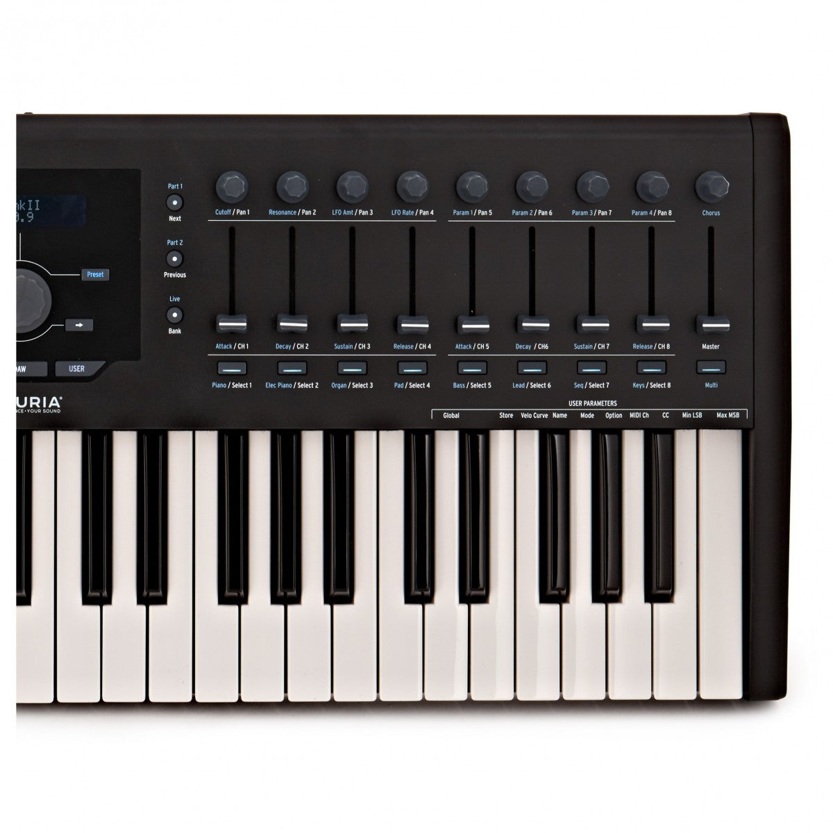 Arturia Keylab 49 MKII Black Teclado Controlador Negro 9